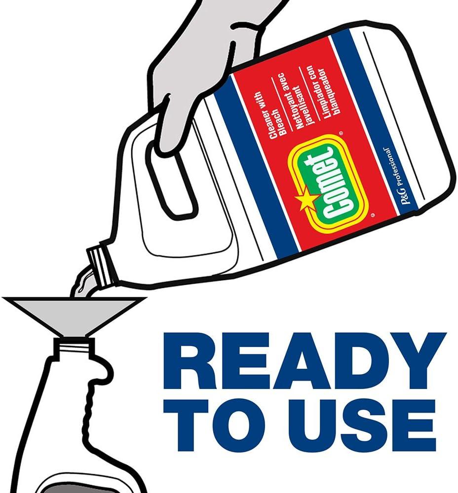 image:imageComet Cleaner With Bleach Liquid One Gallon Bottle 3carton