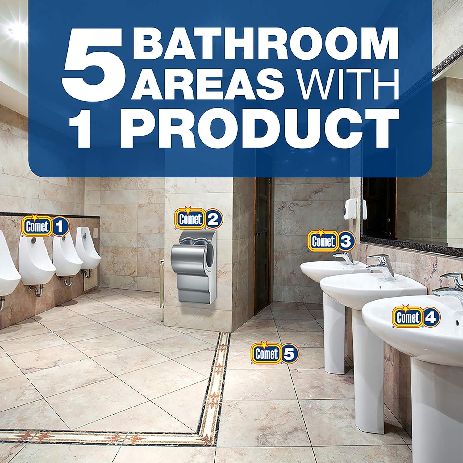 image:imageComet DisinfectingSanitizing Bathroom Cleaner One Gallon Bottle Case of 3DeepClean 45 Liters