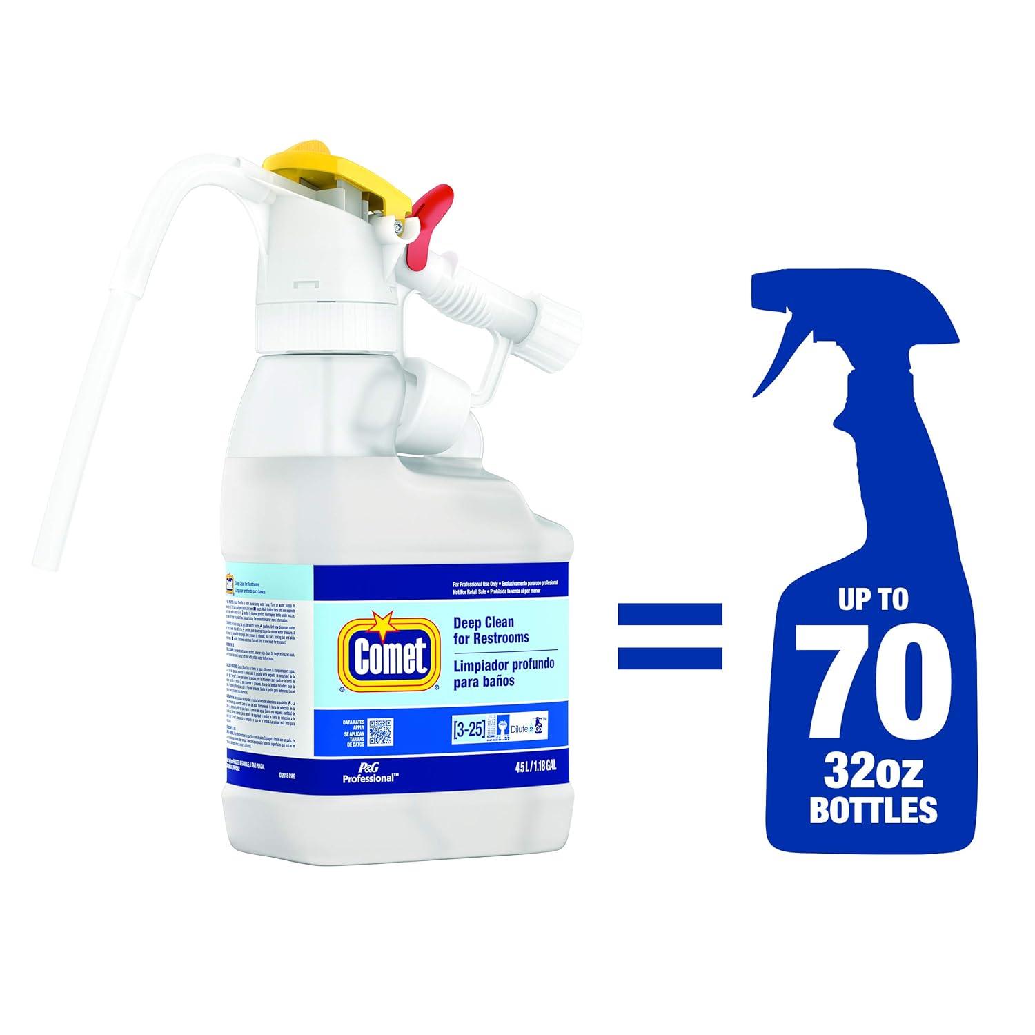 image:imageComet DisinfectingSanitizing Bathroom Cleaner One Gallon Bottle Case of 3DeepClean 45 Liters