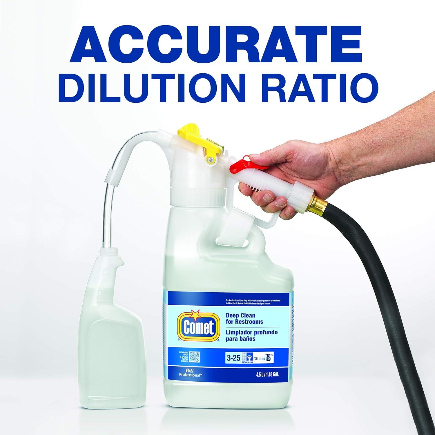 image:imageComet DisinfectingSanitizing Bathroom Cleaner One Gallon Bottle Case of 3DeepClean 45 Liters