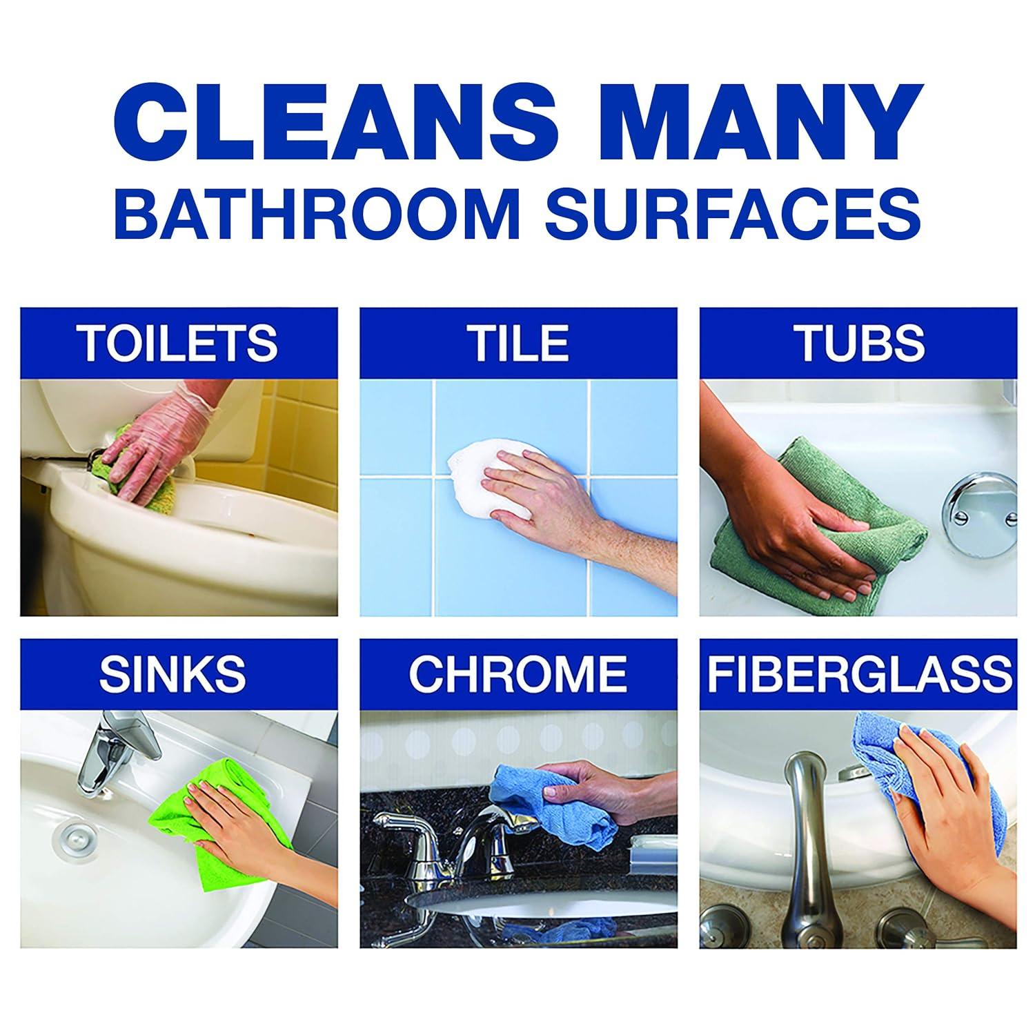 image:imageComet DisinfectingSanitizing Bathroom Cleaner One Gallon Bottle Case of 3Multicolored