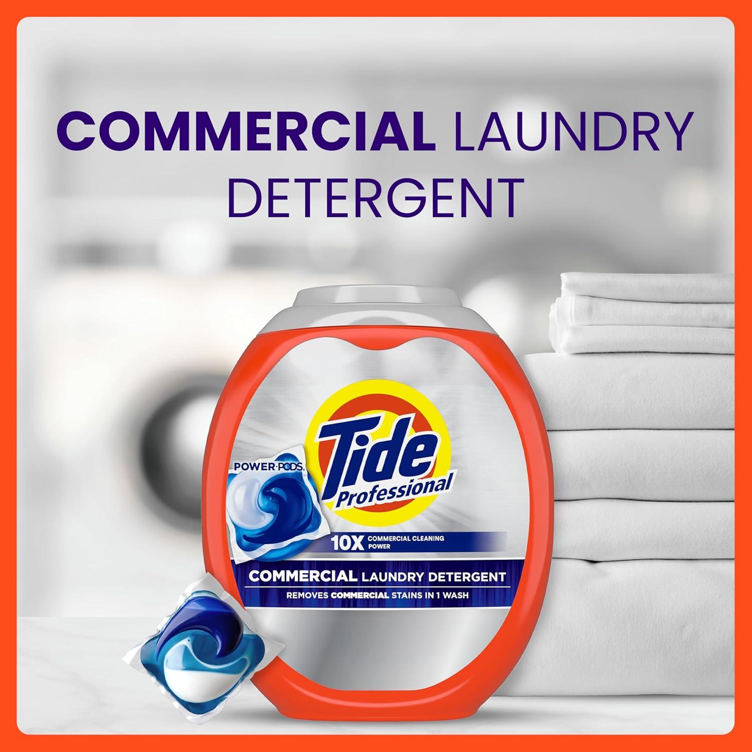 image:imagePampG PROFESSIONAL Tide Professional Commercial Power PODS Laundry Detergent 63 Count 4 Count 0003077214117563 Count Pack of 4