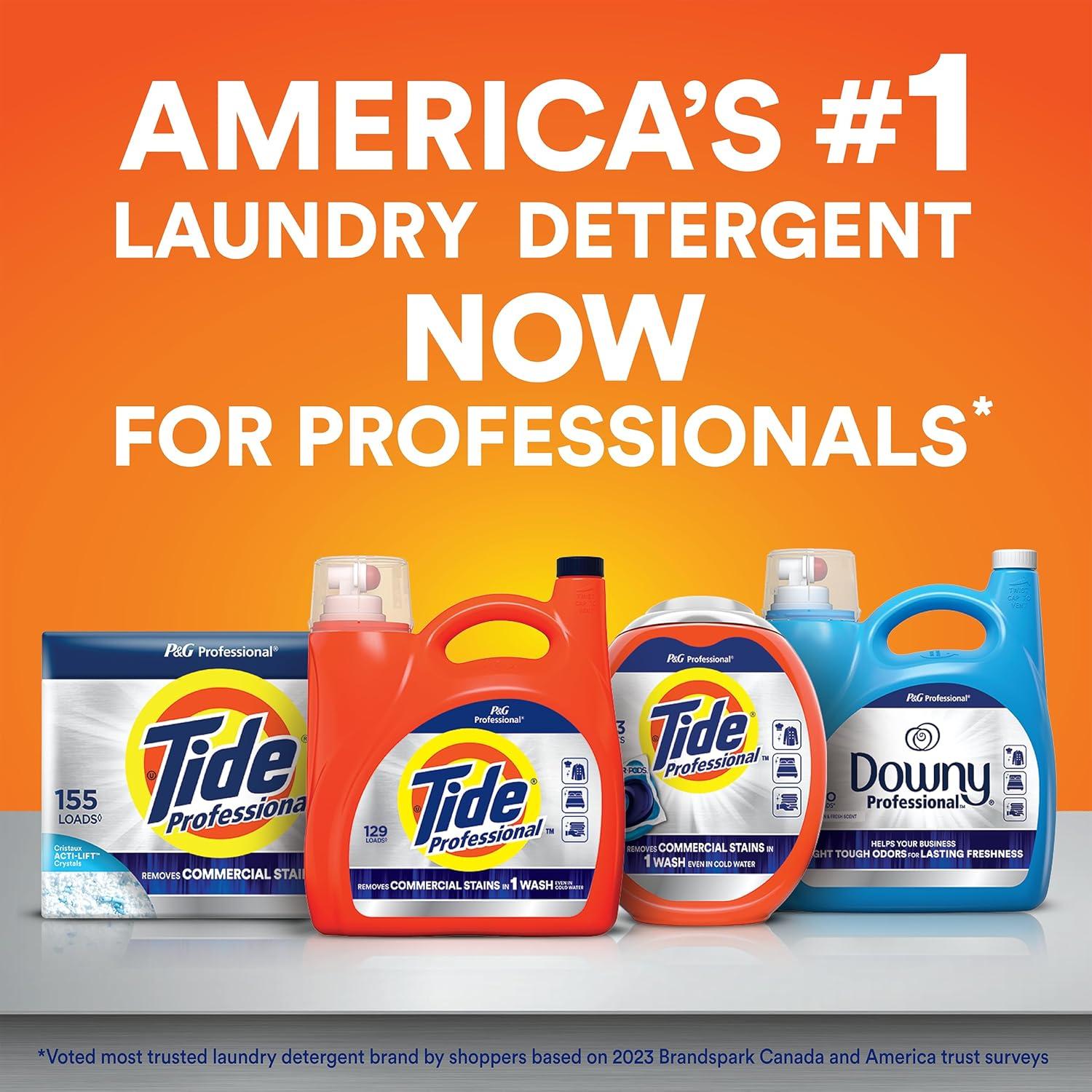 image:imagePampG Professional Tide Commercial Powder Laundry Detergent 155173 loads 197 oz For Business Use Packaging May VaryDetergent