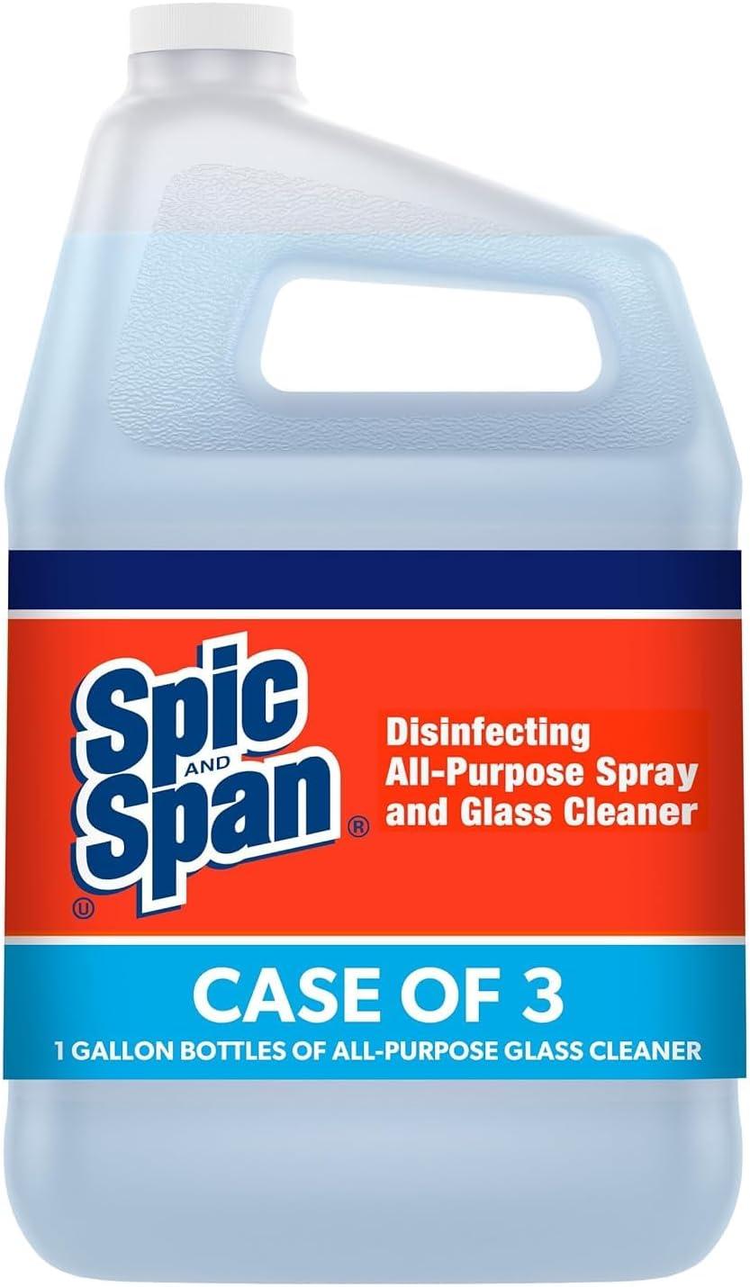 image:imageSpic and Span Disinfecting AllPurpose Spray And Glass Cleaner Fresh Scent 1 Gal Bottle384 Ounce Pack of 1