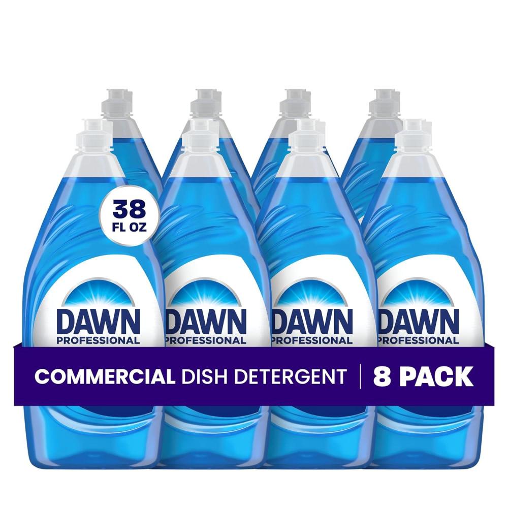 image:imagePampG Dawn Dishwashing Liquid Soap Detergent Bulk Degreaser Removes Greasy Foods from Pots Pans and Dishes in Commercial Restaurant Kitchens Regular Scent 38 oz Case of 8 Packaging May Vary3787 Fl Oz Pack of 8
