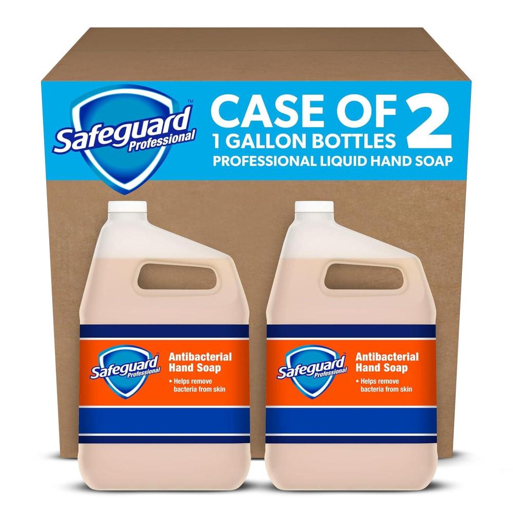 image:imagePampG PROFESSIONAL Antibacterial Hand Soap from Safeguard Professional Bulk Liquid Hand Soap Refill 1 Gal Case of 2Soap