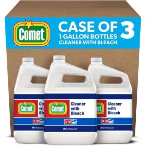 image:imageComet Cleaner With Bleach Liquid One Gallon Bottle 3carton