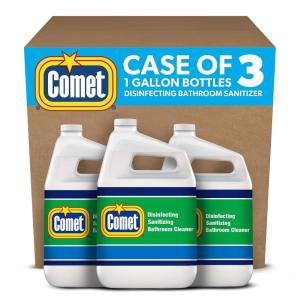 image:imageComet DisinfectingSanitizing Bathroom Cleaner One Gallon Bottle Case of 3Multicolored