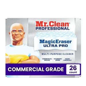 image:imageMr Clean PRO Magic Eraser Ultra Pro Bulk Cleaning Sponges for Commercial Grease and Stain Removal Heavy Duty 26 count