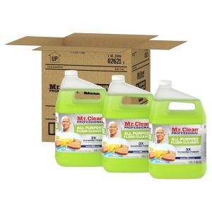 image:imageMr Clean Professional Bulk Liquid Concentrate Finished Floor Cleaner for Hardwood Tile or Terrazo Floors Commercial Use 1 Gallon Case of 312782 Fl Oz Pack of 3