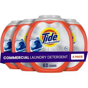 image:imagePampG PROFESSIONAL Tide Professional Commercial Power PODS Laundry Detergent 63 Count 4 Count 0003077214117563 Count Pack of 4