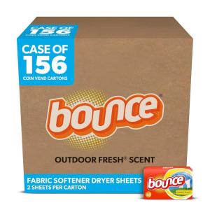 image:imagePampG Professional Bounce Outdoor Fresh Fabric Softener Dryer Sheets 2 Count Case of 156