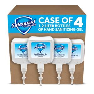 image:imagePampG Professional Safeguard Hand Sanitizer Gel Refill 405 fl oz Pack of 4