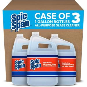 image:imageSpic and Span Disinfecting AllPurpose Spray And Glass Cleaner Fresh Scent 1 Gal Bottle384 Ounce Pack of 1