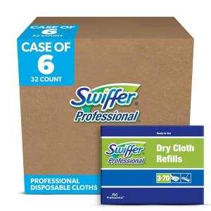 image:imageSwiffer Dry Refill Cloths White 1063 x 8 32Box 6 BoxesCarton1 Count Pack of 6