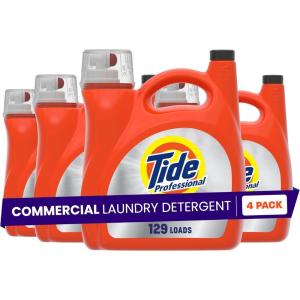 image:imageTide Professional Commercial Liquid Laundry Detergent 80 loads 105 Fl oz For Business Use Pack of 4170 Fl Oz Pack of 4