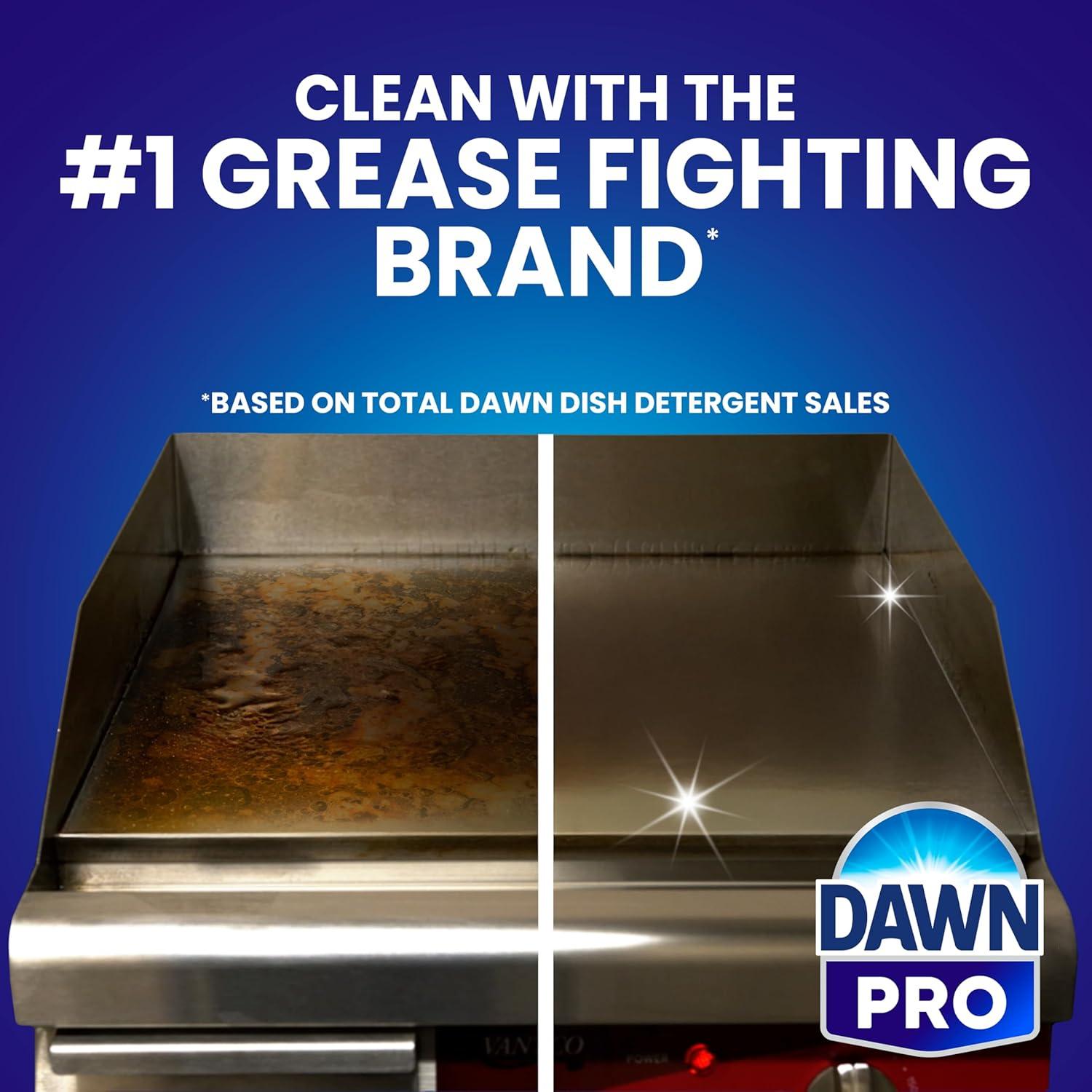 image:imageDawn PRO HiTemp Grill and Griddle Cleaner Commercial Grade Bulk Liquid Bottles 1 Spray Nozzle 32 oz Case of 632 Fl Oz Pack of 6