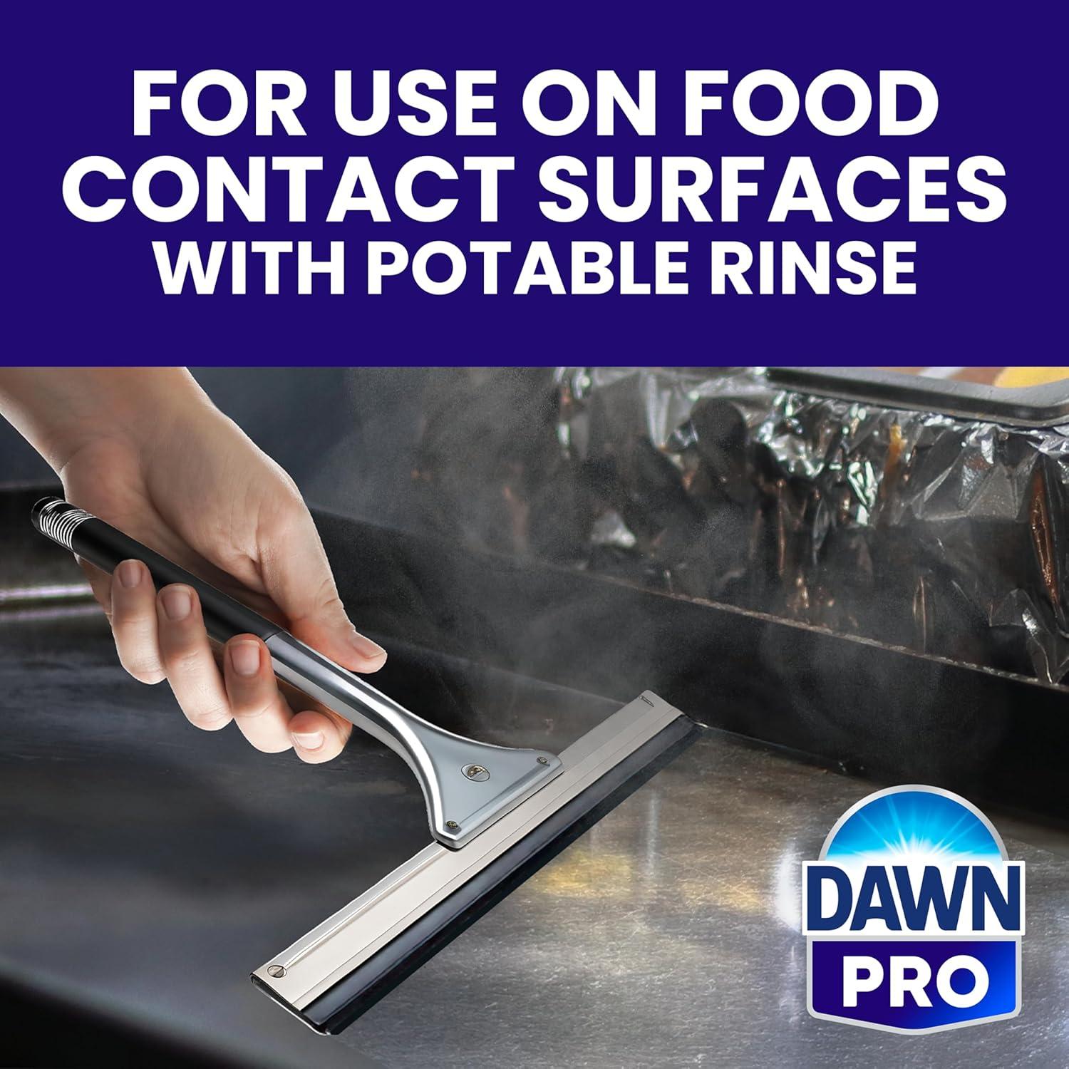 image:imageDawn PRO HiTemp Grill and Griddle Cleaner Commercial Grade Bulk Liquid Bottles 1 Spray Nozzle 32 oz Case of 632 Fl Oz Pack of 6