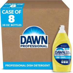 image:imageDawn Dishwashing Liquid Soap Detergent Bulk Degreaser Removes Greasy Foods from Pots Pans and Dishes in Commercial Restaurant Kitchens Lemon Scent 1 Gal Case of 4 Packaging May Vary304 Ounce Pack of 1